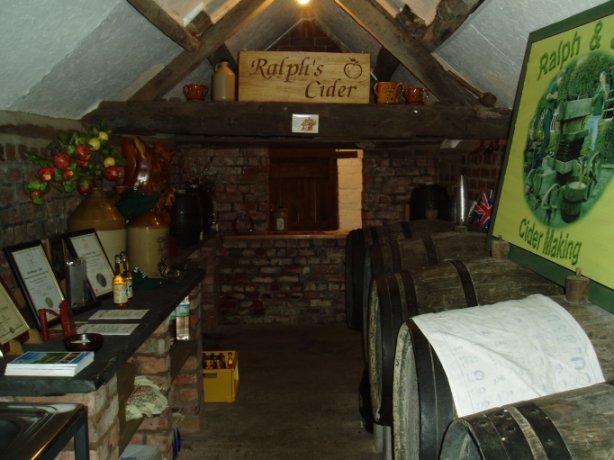 A view inside the only Fully Licensed Cider House in Wales